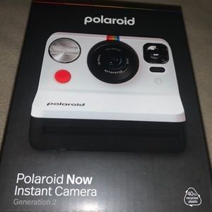 (White/black) Polaroid Now instant camera Gen 2 (New)